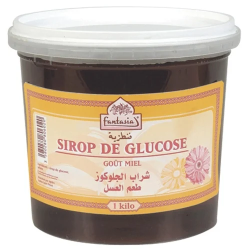 Pot de sirop de glucose « goût miel » d'un kilo.